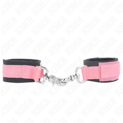 appui-poignets réglables en néoprène rose réglable 22-34 cm
