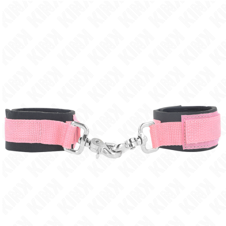 appui-poignets réglables en néoprène rose réglable 22-34 cm