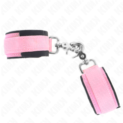 appui-poignets réglables en néoprène rose réglable 22-34 cm