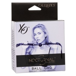 nocturnal bâillon à boule en silicone noir