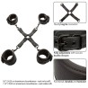 nocturnal connecteur tie hog cuero ajustable noir