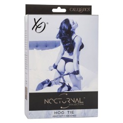 nocturnal connecteur tie hog cuero ajustable noir