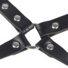 953690 menottes avec ceinture de bondage noire taille unique