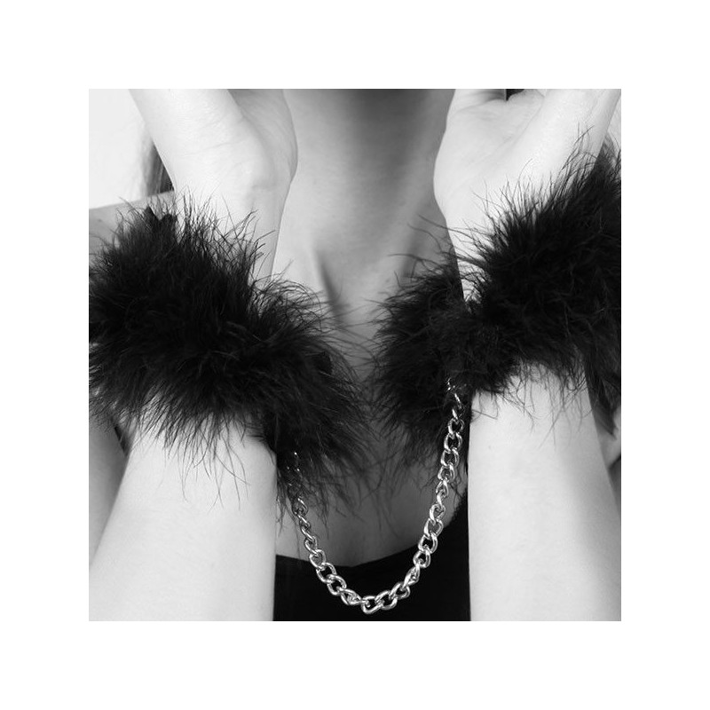 za za zu menottes plume za za zu menottes plume