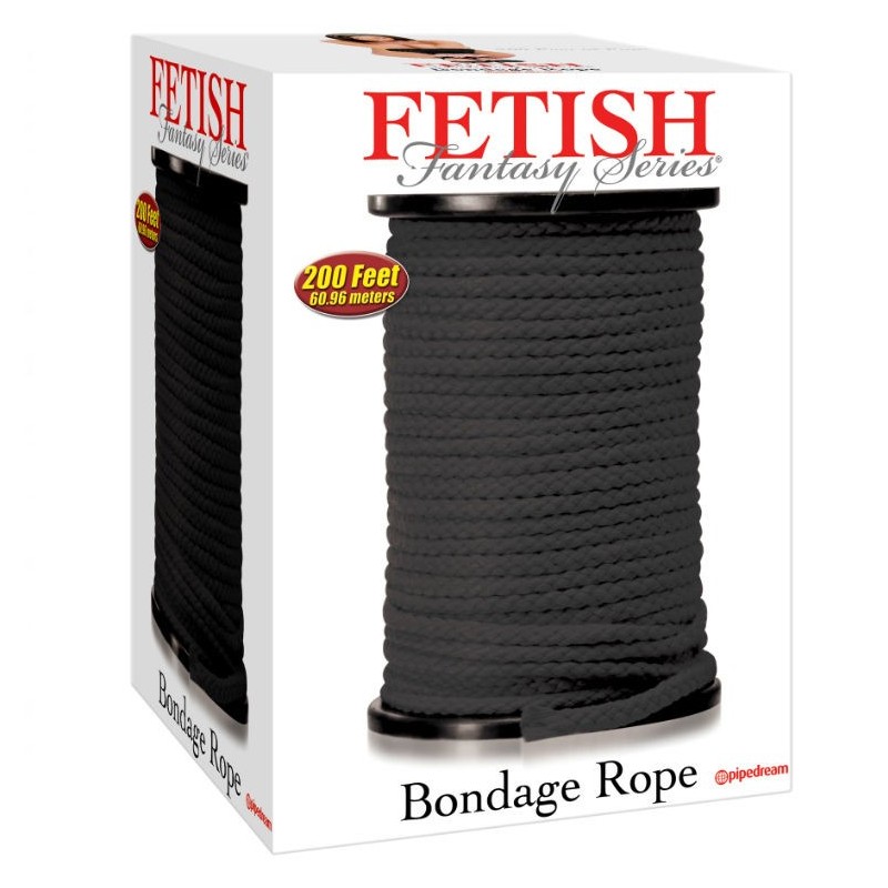 corde de bondage noire 60,96 mètres corde de bondage noire 60,96 mètres