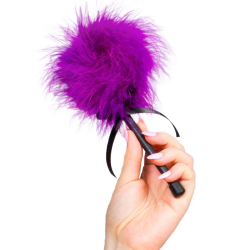 duster marabou rose violet