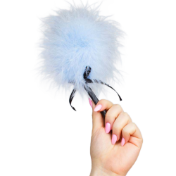 duster marabou bleu clair