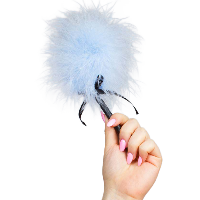 duster marabou bleu clair duster marabou bleu clair