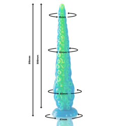 gode tentacle mince fluorescent scylla grande taille