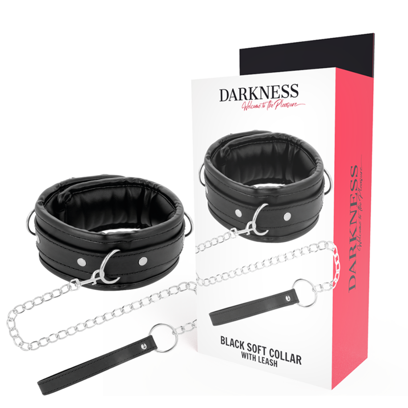 collier en cuir souple avec chaîne collier en cuir souple avec chaîne