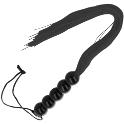 fouet de bondage fin noir