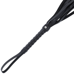 fouet de bondage noir 45 cm