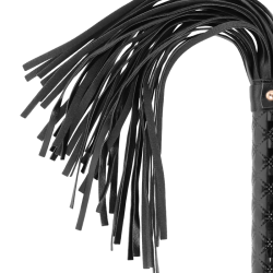 black edition flogger en cuir vegan