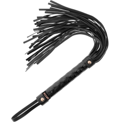 black edition flogger en cuir vegan