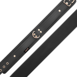 collier fantaisie en cuir végan avec bracelet et doublure en néoprène