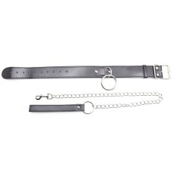 collier de soumission avec laisse