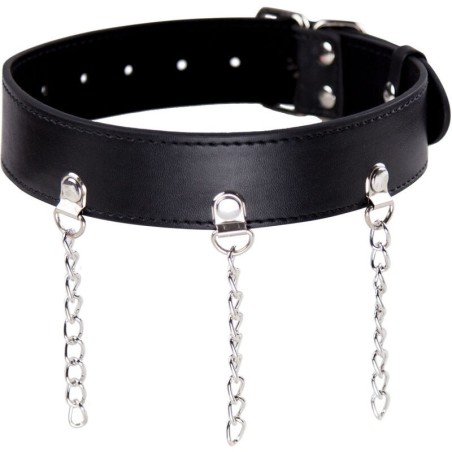 collier fétiche avec anneaux
