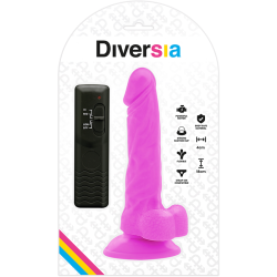 dildo vibrant flexible violet 18 cm -o- 4 cm