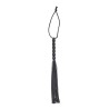 ohmama fetish manche en silicone côtelé flogger 22 cm