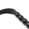 ohmama fetish manche en silicone côtelé flogger 22 cm