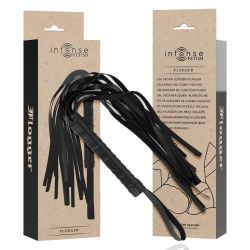 fetish flogger en cuir végétalien