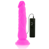 dildo vibrant flexible violet 21 cm -o- 4.9 cm