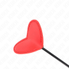 palette en forme de coeur rouge 33 x 10 cm
