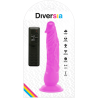dildo vibrant flexible violet 21 cm -o- 4.9 cm