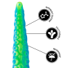 gode tentacle mince fluorescent scylla grande taille