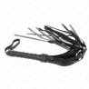 fouet simple noir 45 cm