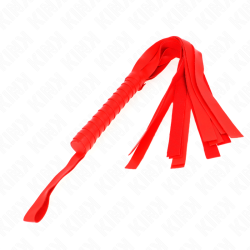 fouet à queue large rouge 48,5 cm