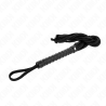 fouet corde noire 56 cm