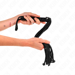 fouet corde noire 56 cm