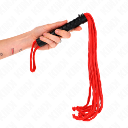 fouet corde rojo 56 cm