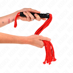 fouet corde rojo 56 cm