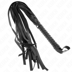 fouet negro manche court long queue 70 cm