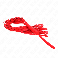 fouet pvc souple rouge 70 cm