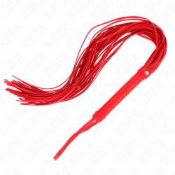 fouet pvc souple rouge 70 cm