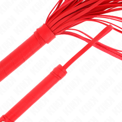 fouet pvc souple rouge 70 cm