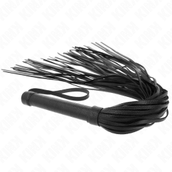 fouet pvc souple noir 70 cm