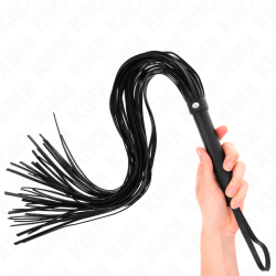 fouet pvc souple noir 70 cm