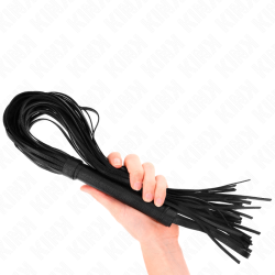 fouet pvc souple noir 70 cm