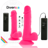 dildo vibrant flexible rose 20.5 cm -o- 4.2 cm