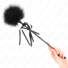 plumes chacouillées avec noeud 35 cm