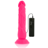 dildo vibrant flexible rose 21 cm -o- 4.9 cm