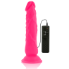 dildo vibrant flexible rose 21 cm -o- 4.9 cm