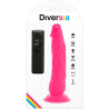 dildo vibrant flexible rose 21 cm -o- 4.9 cm