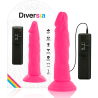 dildo souple avec vibration rose 23 cm -o- 4.3 cm
