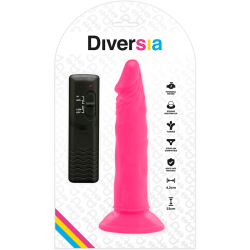 dildo souple avec vibration rose 23 cm -o- 4.3 cm