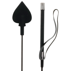 fouet en silicone noir 60cm